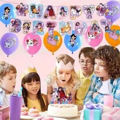 Aphmau Cat Theme Birthday Party Supplies Kits,for Kids Birthday Party Decoration