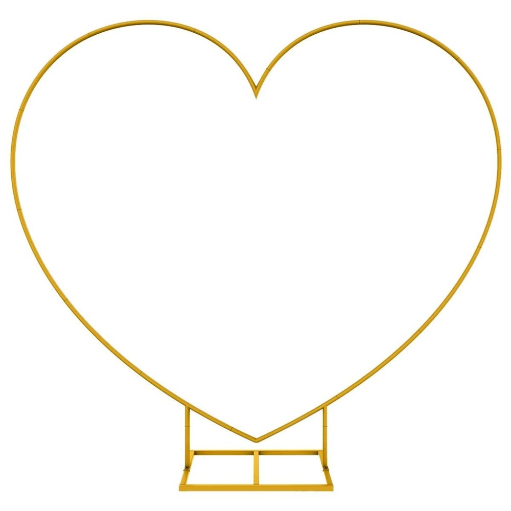 Large Size Metal Balloon Arch Kit, Wedding Heart Arch Stand, Love Balloon Col…