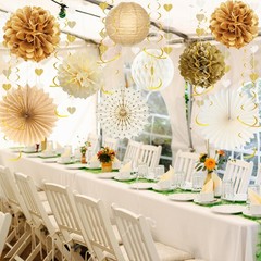 Engagement Party Decorations, Gold Glitter Love Laughter & Happily Ever After…