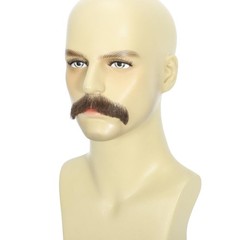 Realistic Human Hair Fake Beard and Mustache for Men Hand Tied Invisible Lace…