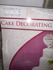 NIB Cake Decorating Kit 18 Pieces Plate Topper Roses Leaves Tulle & Accents