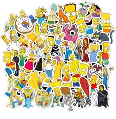 THE SIMPSONS GIFT BOX CAKE TOPPER CUPCAKE BALLOON BANNER SUPPLIES idea theme cup