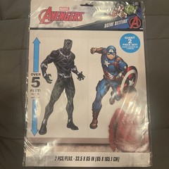 Marvel Avengers Birthday Party Scene Setters Captain America Black Panther NEW