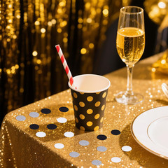 400pcs Glitter Paper Confetti Circles Dots Sprinkling Paper Circle Dots for Grad