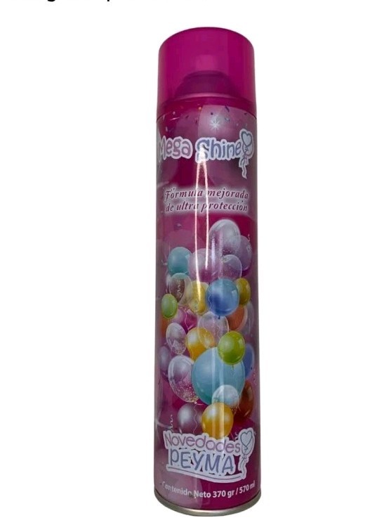 -Mega Shine, 570 Ml, the ONLY AEROSOL BALLOON POLISHER That Doesn’T Need Towels