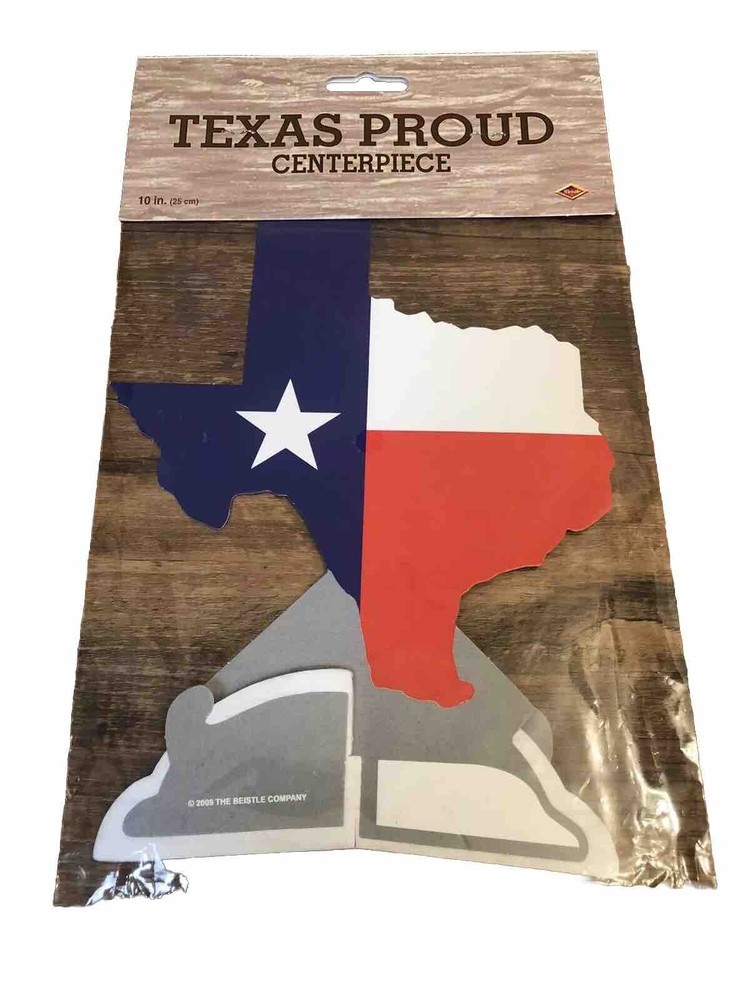 Texas Party Table Decorations 10in Assembled NEW Centerpieces Lone Star State