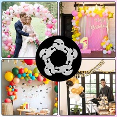 100 Pcs Balloon Clips Plastic Balloon Supplies Balloons Garland Holder Column…