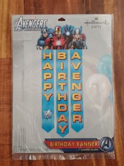 AVENGERS Assemble Party Banner Birthday Marvel Heroes Decoration Hallmark