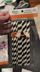 Halloween Party Decor Bundle Glow Sticks Banner Treat Bags Plates Straws New