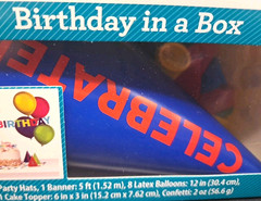 Birthday Party Decoration Bundle – All-in-One Sealed Kit: Banner, Balloons, Hats