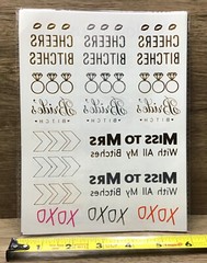 Bachelorette Party Decor Bride Banner Garland Game Straws Tattoos Sash Balloon