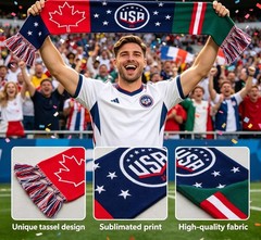 2026 Soccer Fan Kit – 30 Pack Party Decorations, Flags, Tattoos, Scarf & More!