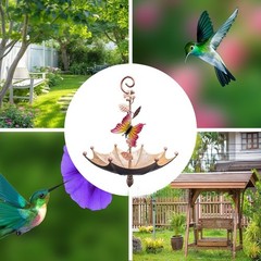 Stylish Iron Hanging Bird Feeder for Balcony Terrace For Courtyard Use