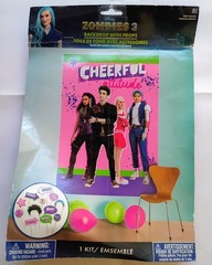 NEW Disney Zombies 3, Backdrop & 12 Photo Props Birthday Party Decor Kit SEALED