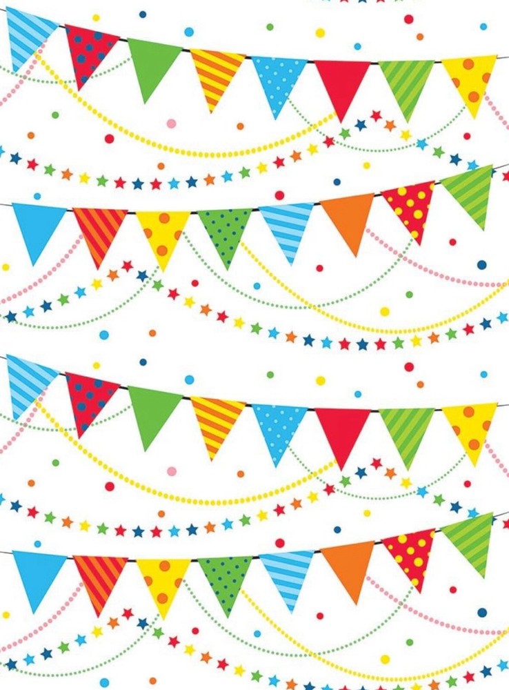 Creative Converting Photo Backdrop, Party Banners, Multi-colored