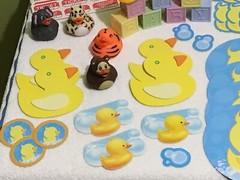 Over 376 Piece Rubber Ducky Baby Shower Kit – Games, Menu, Photos & Phone Assist