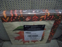 Moody Leaves sealed package of 16, 2 Ply Napkins, 12 7/8″ x 12 3/4″