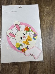 Vintage Party Hour Harvey Bunny Rabbit Easter Party Centerpiece 3D Honeycomb