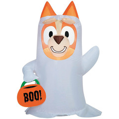 42″ Airblown Inflatable Bluey Bingo in a Ghost Costume – Morris Costumes