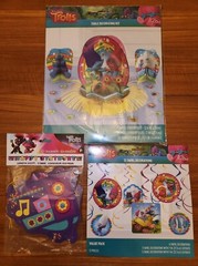 Trolls Birthday Party Set Banner Table Centerpieces Ceiling Decorations #40123