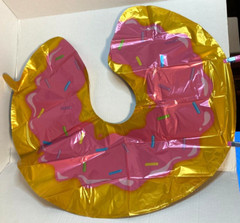 Pink Donut Shape Foil Balloon for Sweet Celebrations Mylar Balloon Decor New