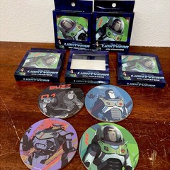 Disney Pixar Buzz Lightyear Drink Coasters 20 Kids Birthday Party Decorations