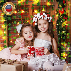 Fake Vines for Room Decor(12 Pack 84 Ft),With CE Certified 80 LED String Lights,