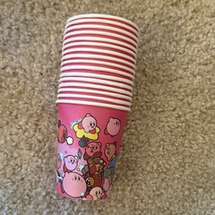 Kirby Kids Birthday Party Theme Bundle Cups Favor Bags Banner Cake Topper Decor
