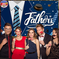 Happy Fathers Day Banner Decorations 70.9×45.3in Extra Large Size Father’s Da…