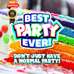 BEST PARTY EVER! Cash Stash Cake Surprise 4 inches by 3.5 inches, Multicolor