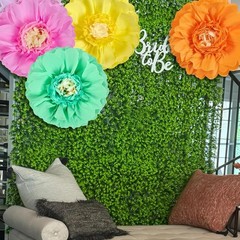 Giant Paper Flower Set Party Decoration Vibrant Crepe Tissue Floral Display New
