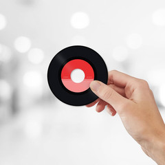 Vinyl Record Cutouts 4.5″ | Disco Party Decorations, 80s 70s 60s Rock and Roll P