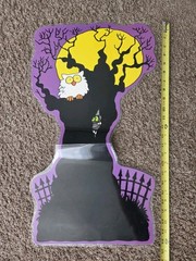 Halloween Vintage Spooky Tree Laminated Diecut