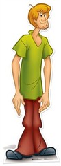 Shaggy Cardboard Cutout Stand Up from Scooby Doo Great for Children’s Parties