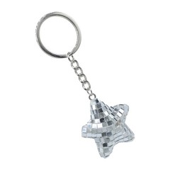 Vintage 1970s Mirror Ball Keyring Disco Party Decoration Car Mirror Ornament Gif