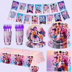 DEMON HUNTER 166 PCS HAPPY BIRTHDAY DECORATION AND SUPPLIES SET COMBO