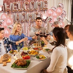 Welcome Home Party Decorations – Balloons, Banners & Signs for Baby Girl Celebra
