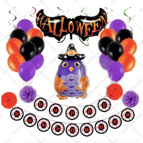 HALLOWEEN Balloons Ghost Scary Halloween Theme Party DECORATIONS BALOONS