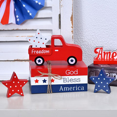 7 Pcs Patriotic Table Decorations, 4Th of July Independence Day Decor, God Bless
