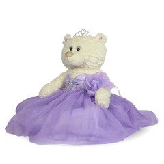 Large 20” Quinceañera Teddy Bear Centerpiece – Elegant Dress, Oversized Keeps…