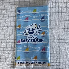 BABY SHARK Plastic Table Cover Birthday Party Supplies Decoration