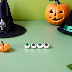 12 Pcs Halloween Eyeball Decorations Art Craft Doll Eyes Creepy Props