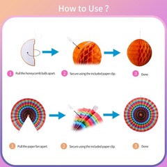 Rainbow Birthday Party Decorations Kit, 16 2 inches x 2 inches, Multicolor