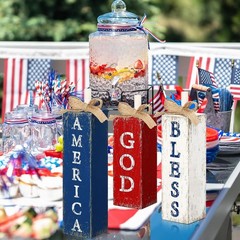 Durable Patriotic 3-Pc Table Decorations for 250th Anniversary Celebrations