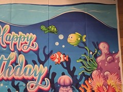 Under the Sea Party Decorations Set 56×39 Banner Mylar Balloons NEW