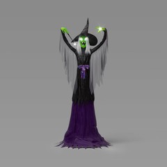 8′ Halloween Towering Witch Decorative Prop – Hyde and EEK! Boutique