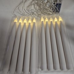 Haunted Manor Floating Candles w Remote 12in Halloween Magic Hanging Flickering