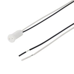 10 PCS G4 LED Halogen Lamp Socket Holder, Ceramic Body, 20cm Cable Length