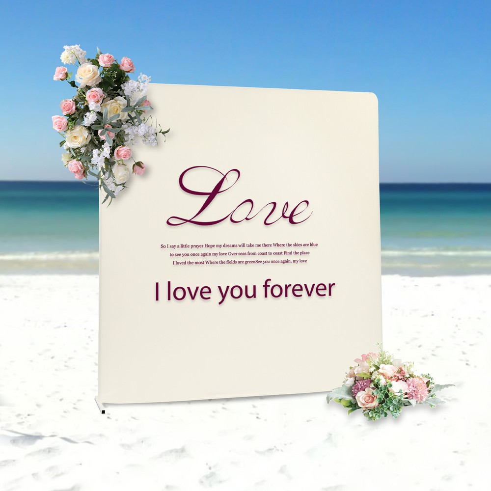 Wedding Backdrop Stand, Metal Stand Kit, Backdrop Stand for Wedding/Ceremony A