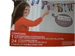 Transformers Birthday 10ft Banner With Custom Numbers Official Licensed New